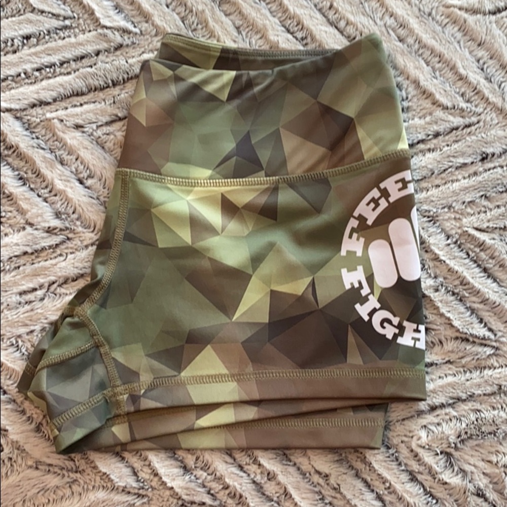 Combat Army Green Shorts